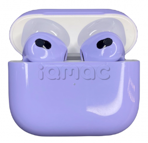 Купить AirPods (3‑го поколения) (2021) - беспроводные наушники Apple с зарядным кейсом (Сиреневый, глянец)