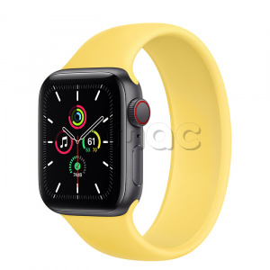 Купить Apple Watch SE // 40мм GPS + Cellular // Корпус из алюминия цвета «серый космос», монобраслет имбирного цвета (2020)