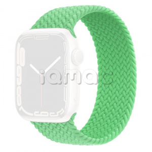 45мм Плетёный монобраслет ярко зеленого цвета для Apple Watch