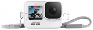 Купить Чехол + ремешок для камеры GoPro HERO9/10 (Sleeve + Lanyard), White Hot