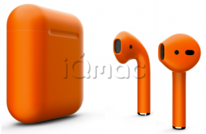 Купить AirPods - беспроводные наушники Apple (Оранжевый, матовый)