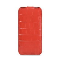 Чехол для iPhone 5s Melkco Leather Case Jacka Type Crocodile Print Pattern - Red