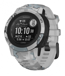 Купить Туристические умные часы Garmin Instinct 2S (40mm), корпус и силиконовый ремешок цвета серый камуфляж