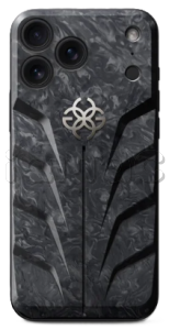 Магнитная накладка Golden Concept Carbon Magnetic Shield для iPhone 18 Pro, Racing Sport (Titanium Grey)