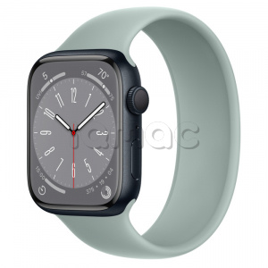 Купить Apple Watch Series 8 // 45мм GPS // Корпус из алюминия цвета "темная ночь", монобраслет цвета "суккулент"