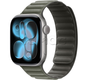 Купить Apple Watch Series 11 // 42мм GPS // Корпус из алюминия цвета "серый космос", браслет цвета "серый шалфей", с магнитной застежкой