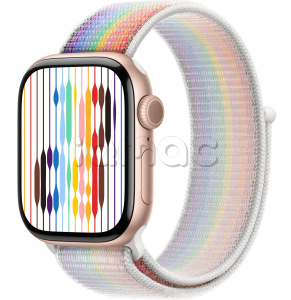Купить Apple Watch Series 11 // 46мм GPS // Корпус из алюминия цвета "розовое золото", спортивный браслет цвета Pride Edition