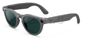 Купить Умные очки Ray-Ban  Headliner (2-gen) (Серая глянцевая оправа, прозрачно-изумрудные фотохромные линзы)