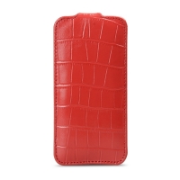 Чехол Melkco для iPhone 5C Leather Case Jacka Type Crocodile Print Pattern - Red