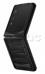Телефон Vertu Quantum Flip, Alligator Skin Series (Iron Black)