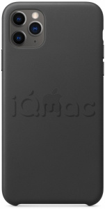 Кожаный чехол для iPhone 11 Pro Max, черный цвет, оригинальный Apple