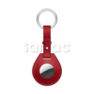 Брелок AirTag Hermès с кольцом для ключей, цвет Piment