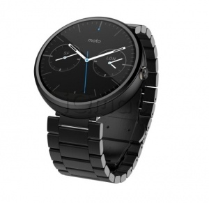 Motorola Moto 360 Steel - умные часы - черный