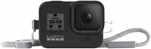 Купить Чехол + ремешок для камеры GoPro HERO8 (Sleeve + Lanyard), Blackout