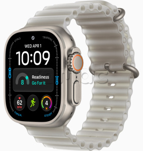 Купить Apple Watch Ultra 4 (2026) // 49мм GPS+Cellular // Корпус из титана, ремешок Ocean Band прозрачно-серого цвета