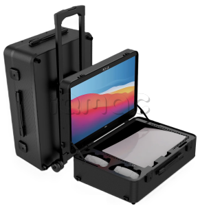 Портативный игровой кейс с монитором POGA Lux для Playstation 5 (только кейс, без консоли) (Black)