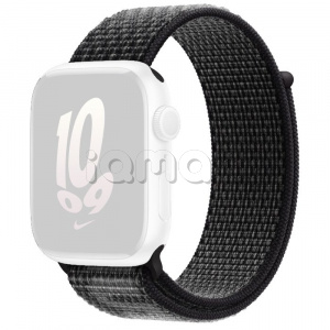 45мм Спортивный браслет Nike цвета «Черный/снежная вершина» для Apple Watch
