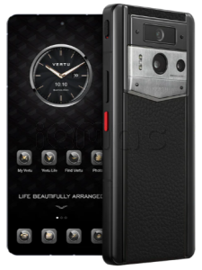 Телефон Vertu METAVERTU 2 Max, 1Tb, черный корпус (Silver), Calf Leather (Black/Черный)