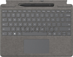 Клавиатура Microsoft Surface Pro Signature Keyboard Type Cover со стилусом Surface Slim Pen 2/ Платинум (Platinum) / Alcantara