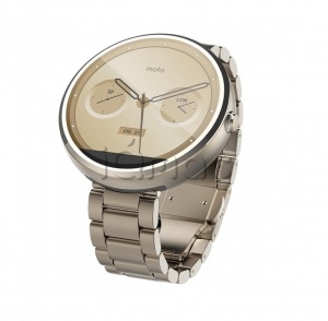 Купить Motorola Moto 360 (steel) Champagne Gold 18 mm - умные часы