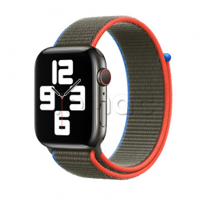 44мм Спортивный браслет оливкового цвета для Apple Watch