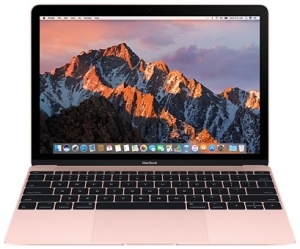 Купить 12-дюймовый MacBook 256 ГБ (MNYM2) "Розовое золото" // Core M3 1.2 ГГц, 8 ГБ, 256 Гб, Intel HD 615 (Mid 2017)