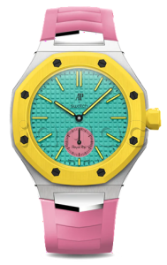 Аксессуары Golden Concept Royal Sport Edition для часов Swatch Royal Pop (OTG ROZ) (Розовый и желтый ремешки)