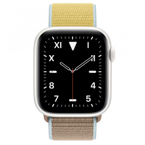 Купить Apple Watch Series 5 // 44мм GPS + Cellular // Корпус из керамики, спортивный браслет цвета «верблюжья шерсть»
