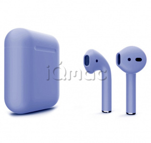 Купить AirPods - беспроводные наушники с Qi - зарядным кейсом Apple (Лавандовый, глянец)