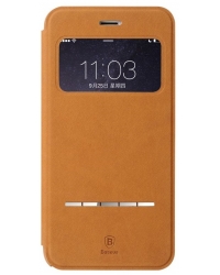 Чехол-книжка кожан. для iPhone 6 Baseus TLC SM08 brown