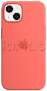 Силиконовый чехол MagSafe для iPhone 13 mini, цвет «розовый помело»