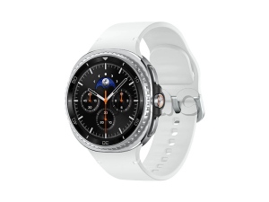 Samsung Galaxy Watch8 Classic (46 мм) Wifi+LTE, Черный, Спортивный ремешок белого цвета