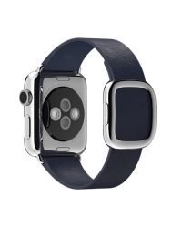 38/40мм Темно-синий ремешок с современной пряжкой для Apple Watch
