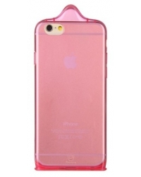 Накладка силиконовая для iPhone 6 Baseus iCondom Pink