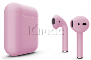 Купить AirPods - беспроводные наушники Apple (Светло-розовый, матовый)
