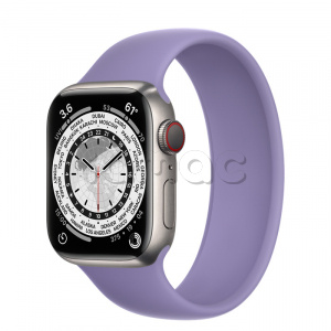 Купить Apple Watch Series 7 // 41мм GPS + Cellular // Корпус из титана, монобраслет цвета «английская лаванда»