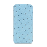 Чехол Melkco для iPhone 5C Leather Case Jacka Type Ostrich Print pattern - Blue