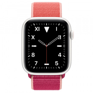 Купить Apple Watch Series 5 // 44мм GPS + Cellular // Корпус из керамики, спортивный браслет цвета «сочный гранат»