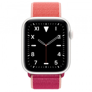 Купить Apple Watch Series 5 // 44мм GPS + Cellular // Корпус из керамики, спортивный браслет цвета «сочный гранат»
