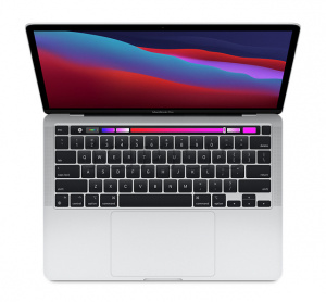 Купить MacBook Pro 13" «Серебристый» (MYDC2) + Touch Bar и Touch ID // Чип Apple M1 8-Core CPU, 8-Core GPU, 8 ГБ, 512 ГБ (Late 2020)