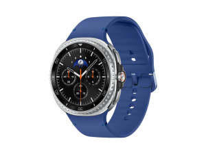 Samsung Galaxy Watch8 Classic (46 мм) Wifi+LTE, Черный, Спортивный ремешок синего цвета