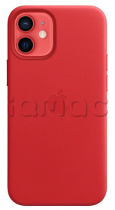 Кожаный чехол MagSafe для iPhone 12 mini, цвет (PRODUCT)RED