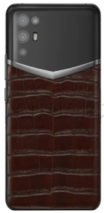 Телефон VERTU iVertu 5G, Alligator Skin (Amber Brown/Янтарно-коричневый)