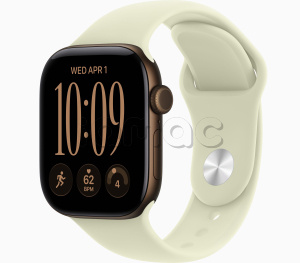 Купить Apple Watch Series 12 // 42мм GPS // Корпус из алюминия бронзового цвета, спортивный ремешок мятного цвета