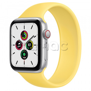 Купить Apple Watch SE // 44мм GPS + Cellular // Корпус из алюминия серебристого цвета, монобраслет имбирного цвета (2020)