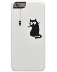 Накладка пластиковая для iPhone 6 Plus iCover IP6/5.5-DEM-SL11 Cat White