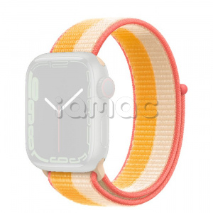 41мм Спортивный браслет цвета «Спелый маис/белый»  для Apple Watch