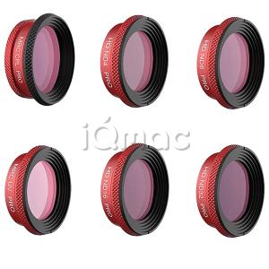 Набор оптических фильтров PGYTECH Filter for MAVIC AIR - SET PRO(UV ND4 8 16 32 CPL) P-UN-026