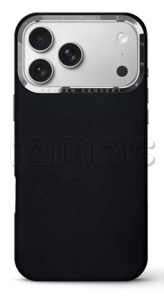Чехол Golden Concept для iPhone 17 Pro, Alcantara Leather, Black