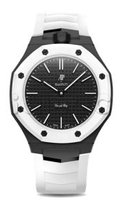 Аксессуары Golden Concept Royal Sport Edition для часов Swatch Royal Pop (OCHO NEGRO) (Черный и белый ремешки)